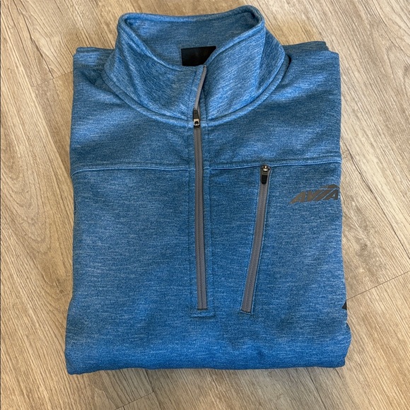 Avia Heathered Blue Performance Pullover - Picture 12 of 12